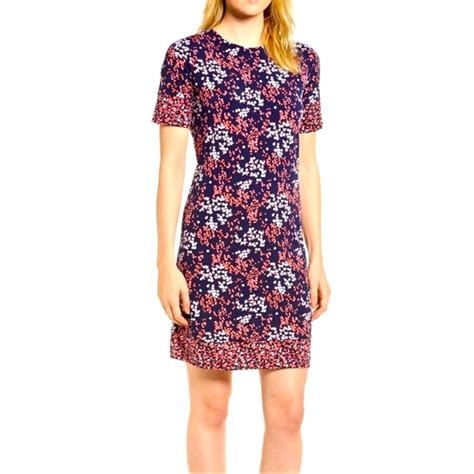 michael kors scattered blooms shift dress shop bop|michael kors crepe dresses.